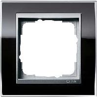 Gira Event Clear Zwart / Aluminum 1-voudig