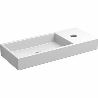 Fontein Clou Mini Wash Me 45x19x6 cm Keramiek Glans Wit Clou Fontein Clou Mini Wash Me 45x19x6 cm Keramiek Glans Wit Clou