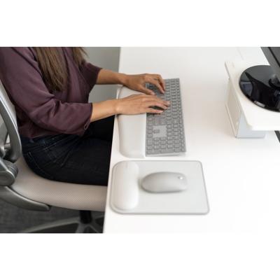 Kensington ErgoSoft™ Muismat met polssteun Ergonomisch, Antislip, Polssteun Grijs
