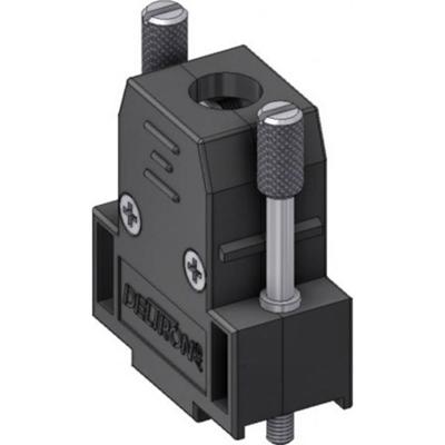 Deltron Connectors CTL09M2.5 Aantal polen: 9 Plastic 180 ° Zwart 1 stuk(s)