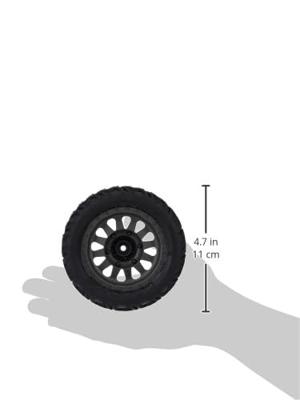Arrma - 1/10 dBoots Katar MT Pre-Mounted Tire 14mm Hex (2) (ARA550091)