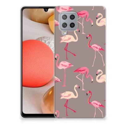 Samsung Galaxy A42 | TPU Hoesje | Flamingo