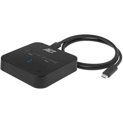 ACT M.2 NVMe/PCIe dual SSD docking clone station, USB-C 3.2 Gen2