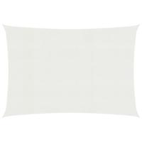 VidaXL Zonnezeil 160 g/m² 2x2,5 m hdpe wit - thumbnail