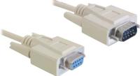 DeLOCK Serial RS-232 extension 9 pin male > 9 pin female, 5m kabel - thumbnail