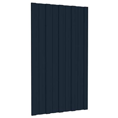 VidaXL Dakpanelen 36 st 80x45 cm gegalvaniseerd staal antracietkleurig - thumbnail