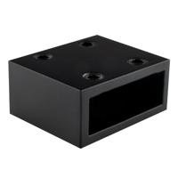 BRAUER Wanddeel mat zwart - thumbnail