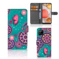 Samsung Galaxy A42 5G Hoesje Cirkels en Vlinders - thumbnail