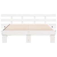 Bedframe met lade Wit Hout - thumbnail