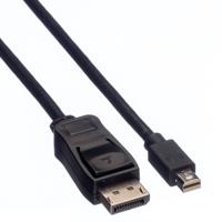 VALUE DisplayPort kabel, DP M - Mini DP M, zwart, 1,5 m - thumbnail