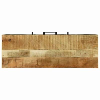 Wandtafel met lade Bruin 100 x 35 x 70 cm massief mangohout