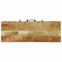 Wandtafel met lade Bruin 100 x 35 x 70 cm massief mangohout - thumbnail