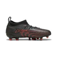PUMA Future 9 Match Gras / Kunstgras Voetbalschoenen (MG) Kids Zwart Rood - thumbnail