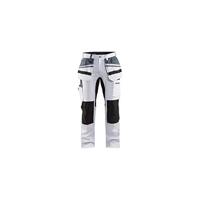 Blåkläder Schilders werkbroek met stretch 19101000-1099 | Wit/Zwart | Maat D124 - 7330509622605 - thumbnail