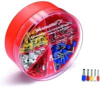 Weidmüller 9025900000 Assortiment adereindhulzen 0.5 mm², 0.75 mm², 1 mm², 1.5 mm², 2.5 mm² Deels geïsoleerd Oranje, Wit, Geel, Rood, Blauw 400 stuk(s) - thumbnail