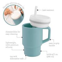 Mijn eerste siliconen cup - INFANTINO - 255 ml - Moody Blue - thumbnail