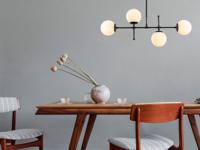 Hanglamp SALANGO 4 lampen zwart - thumbnail