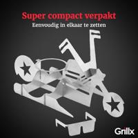 GrillX BBQ Bierblikkip Houder - Beer Can Chicken - Bike - thumbnail