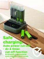 GP Recyko USB Lader En Doc + 4 AA Batterijen 2600mah - thumbnail