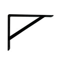 Hoeksteun Micel plm04 Zwart Staal 30 x 22 cm - thumbnail