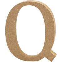 Creativ Company Letter q mdf 13cm, 1st. - thumbnail