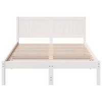 Bedframe Wit 120 x 190 cm Massief grenenhout - thumbnail