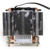 Inter-Tech A-24 Processor Koeler 6 cm Aluminium, Zwart - thumbnail