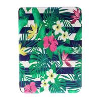 Shop4 - Kobo Aura H2O Edition 2 (2017) Hoes (Geschikt voor modelnummer: N867) - Book Cover Tropische Bloemen - thumbnail