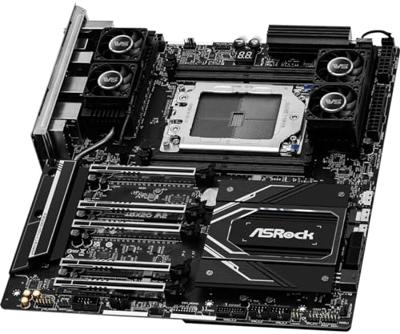 ASRock TRX50 WS Moederbord Socket AMD sTR5 Vormfactor E-ATX Moederbord chipset AMD® TRX50