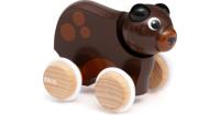 BRIO push along bear - thumbnail