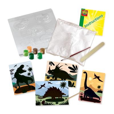 Dinosaurussen 2 in 1 - Vormen, schilderen en krabben - Creatieve hobby's - SES CREATIVE - Vorm, verf en kras dinosaurussen. Dinosaurussen 2 in 1 - Vormen, schilderen en krabben - Creatieve hobby's - SES CREATIVE - Vorm, verf en kras dinosaurussen.