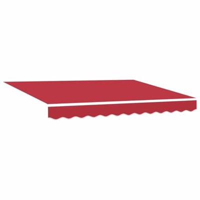 VidaXL Vervangingsdoek voor zonnescherm rood 280 x 245 cm polyester VidaXL Vervangingsdoek voor zonnescherm rood 280 x 245 cm polyester