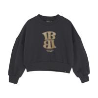 Indian Blue Jeans Winter sweater meisjes - grijs - lava dye - thumbnail