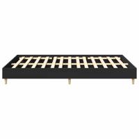 Bedframe zonder matras 150x200 cm spaanplaat zwart - thumbnail