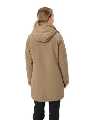 Vaude Skomer Wool II Parka Jas Dames Oat 42
