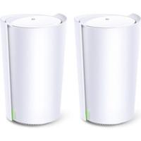 TP-LINK Deco X90 (2-pack) Tri-band (2.4 GHz / 5 GHz / 5 GHz) Wi-Fi 6 (802.11ax) Wit Intern - thumbnail