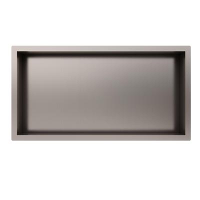 Fortifura Galeria Inbouwnis - 30x60x7cm - Geborsteld RVS PVD (RVS)