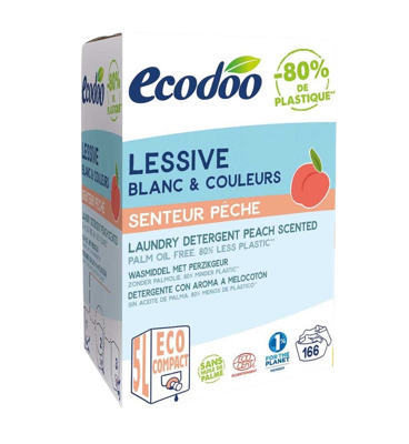 Ecodoo Wasmiddel perzik bag in box bio 5 Liter