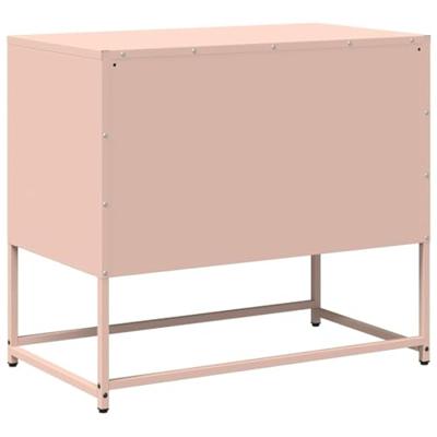 Tv-meubel 68x39x60,5 cm staal roze Tv-meubel 68x39x60,5 cm staal roze
