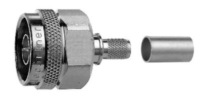 Telegärtner 100023905 100023905 N-connector Stekker, recht 50 Ω 1 stuk(s)