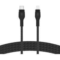 Kabel USB-C naar Lightning Belkin CAA011BT2MBK 2 m Zwart - thumbnail