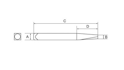 Bahco Tapeinduitdraaier | voor afgebroken schroeven en bouten | M8 - M14 - 1419-M8