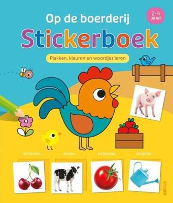 Op De Boerderij Stickerboek - Plakken, Kleuren En Woordjes (2-4 jaar) Op De Boerderij Stickerboek - Plakken, Kleuren En Woordjes (2-4 jaar)