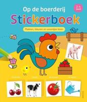 Op De Boerderij Stickerboek - Plakken, Kleuren En Woordjes (2-4 jaar) - thumbnail