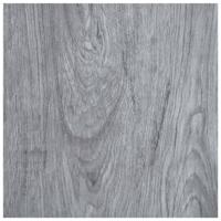 Vloerplanken zelfklevend 5,11 m PVC lichtgrijs - thumbnail