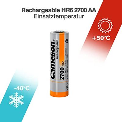 Camelion Batterij oplaadbaar aa / lr06 nimh 1,5v - 2600 mah (4 stuks)