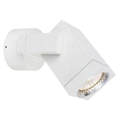 KS Verlichting WandspotCubic Alu voor buiten wit - 7127