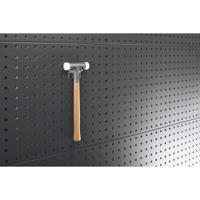 Bott Dubbele haak | diepte 50 mm verzinkt | d. 6 mm | passend voor geperforeerde platen | 5 stuks in zak - 14002039 - 14002039 - thumbnail