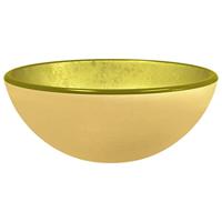VidaXL Wasbak 30x12 cm gehard glas goudkleurig - thumbnail