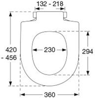Pressalit Tivoli Soft D closetzitting softclose wit 744000-d15999 - thumbnail
